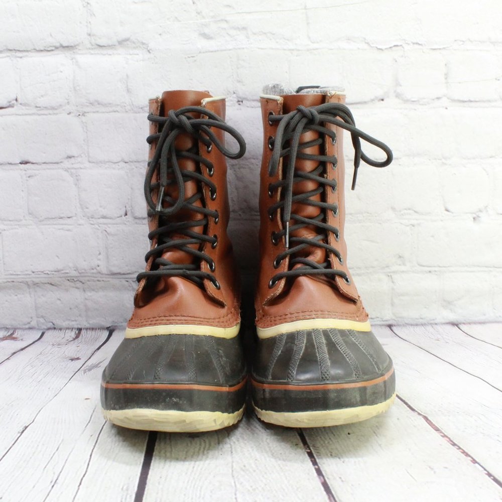 SOREL 1964 Premium Brown Leather Waterproof Duck B - Picture 6 of 11